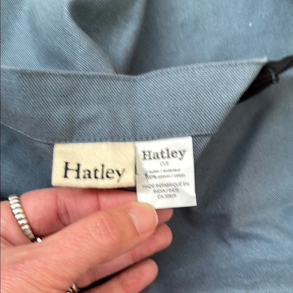 Hatley Blue Kitchen Apron with Bear Sushi Design
